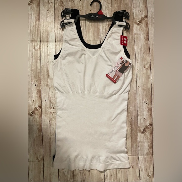 🆕 2PC Skinny Girl Skinnygirl Women's Scoop Neck Seamless Shaping Camisole 2-Pack - Picture 9 of 14